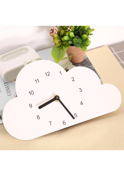 Iskandinav Tarzı Kreş Ahşap Bulut Su Damlacıkları Saat Duvar Asılı (Yurt Dışından) indirimleri