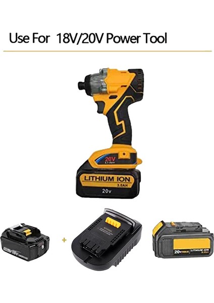 Makita 18V BL1830 BL1860 BL1815 Için MT20DL Dönüştürücü Adaptör (Yurt Dışından) modelleri