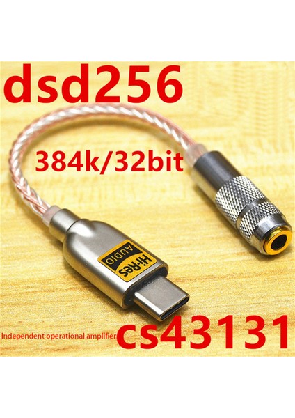 CS43131 Dac Kablo Tip C Bakır Teller Hifi Amp DSD256 Ses Adaptörü (Yurt Dışından) fiyatları