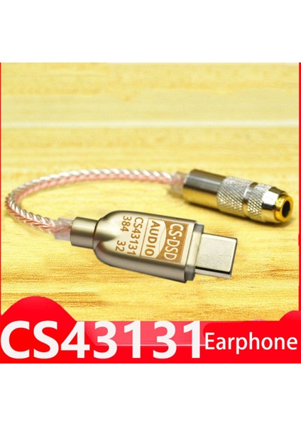 CS43131 Dac Kablo Tip C Bakır Teller Hifi Amp DSD256 Ses Adaptörü (Yurt Dışından) indirimleri