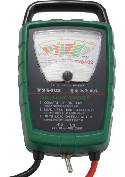 TY6402 500A 2V 6V 12V Otomotiv/araba Test Cihazı Kontrolü Kolay Kullanım (Yurt Dışından) fiyatları