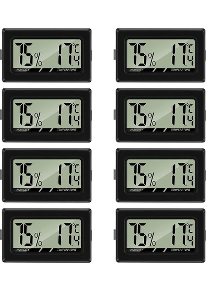 Ofis Bebek Odası Yaşamı Için Termometre Higrometre Mini LCD Dijital (Yurt Dışından)