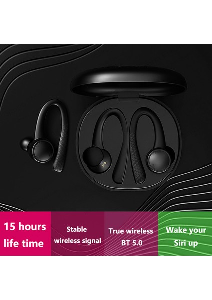 Tws Bluetooth 5.0 Kulak Kancası, Mıc Suya Dayanıklı Stereo Kulaklıklarla Çalışıyor (Yurt Dışından) indirimleri