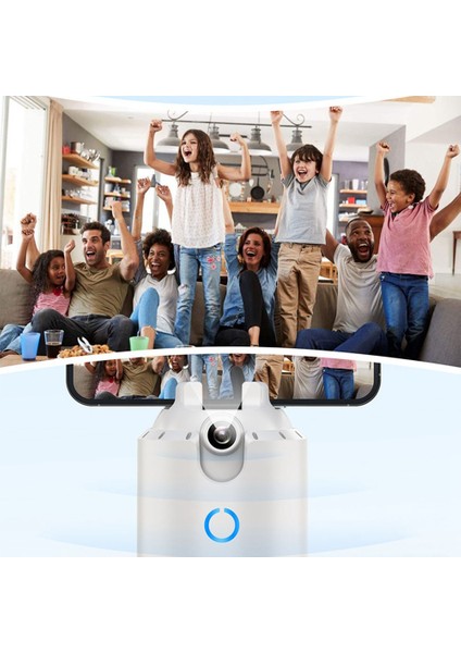 Otomatik Yüz Takip Kamerası Gimbal Akıllı Tutucu 360 Döndürme (Siyah) (Yurt Dışından) modelleri