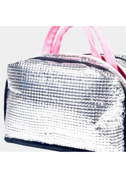 Taşınabilir Yalıtımlı Öğle Yemeği Çantası Su Geçirmez Kalınlık Termal Piknik Okul Çalışma Seyahat Multiuse Öğle Yemeği Çantası Çok Renkli Lunchbox (Yurt Dışından)