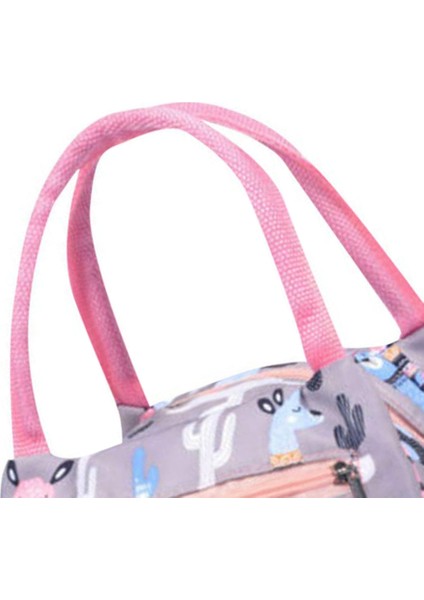 Taşınabilir Yalıtımlı Öğle Yemeği Çantası Su Geçirmez Kalınlık Termal Piknik Okul Çalışma Seyahat Multiuse Öğle Yemeği Çantası Çok Renkli Lunchbox (Yurt Dışından)