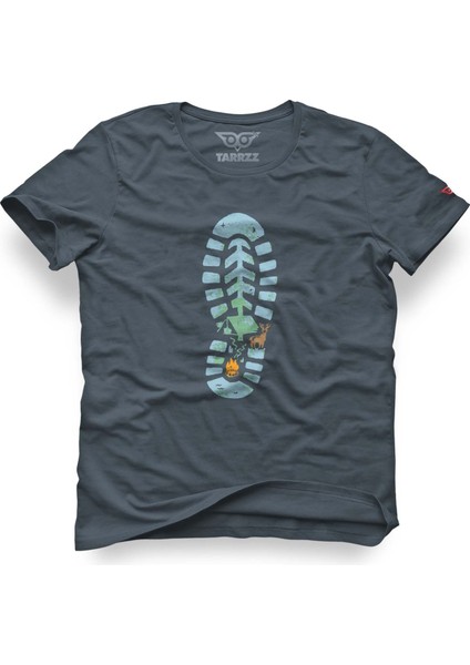 Ayak Izi Tasarım T-Shirt