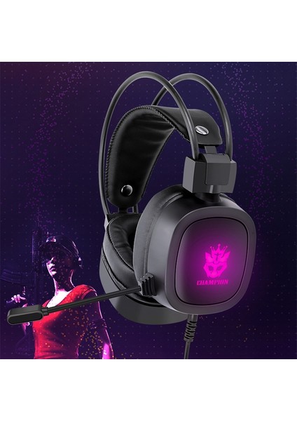 Oyun Kulaklığı 3,5mm Kablolu Kulaklık Rgb Işıklı Oyun Kulaklıkları (Pembe) (Yurt Dışından) modelleri