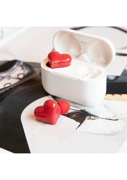 Love Bluetooth Kulaklık Su Geçirmez Kolay Eşleştirme Kalpli Kulaklık, Pembe (Yurt Dışından) fırsatları