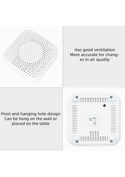 6'sı 1 Arada Hava Kalitesi Monitörü Tuya Wifi Akıllı Hava Temizlikçisi Pm2.5 (Yurt Dışından)