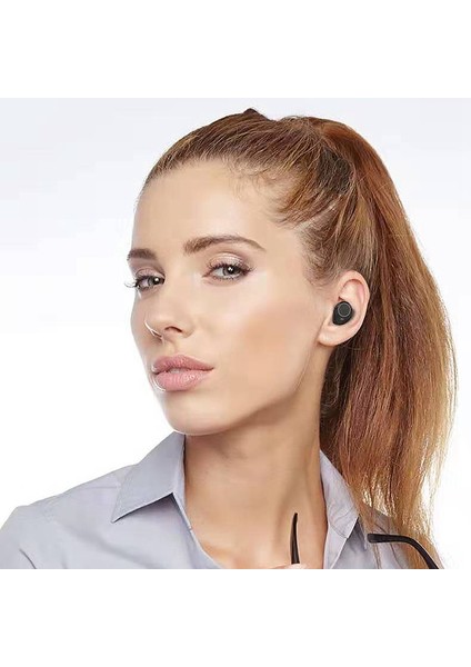HM51 Tws Bluetooth 5.0 Kulaklık, Spor Taşınabilir Kablosuz Stereo(Siyah) (Yurt Dışından)