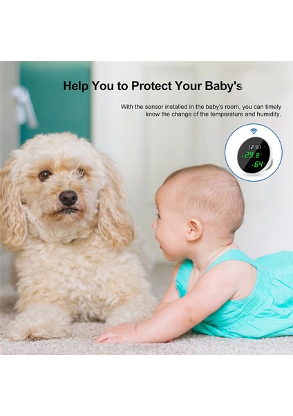 Wifi Oda Termometresi Iç Mekan Higrometresi (Yurt Dışından) indirimleri