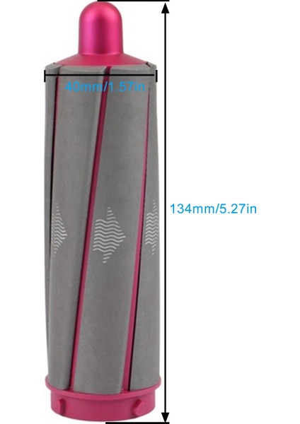 Dyson Airwrap Saç Kurutma Makinesi Parçaları Için 1 Çift Kıvırma Tüpü 40MM (Yurt Dışından)