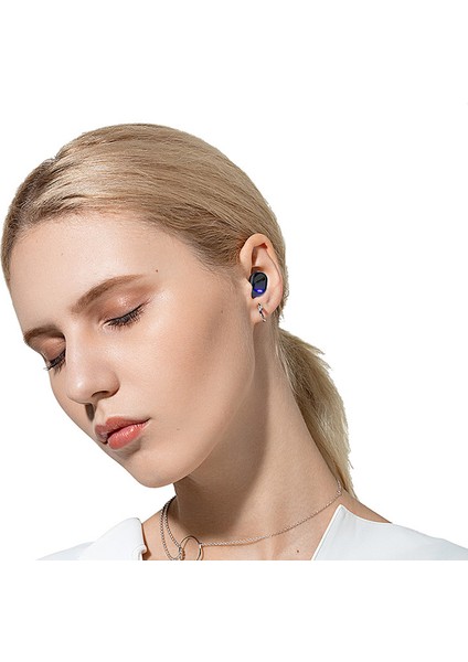 M18A Bluetooth Kulaklık, Tws Su Geçirmez Kablosuz Kulaklık(Beyaz) (Yurt Dışından)