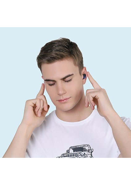 M18A Bluetooth Kulaklık, Tws Su Geçirmez Kablosuz Kulaklık(Beyaz) (Yurt Dışından)