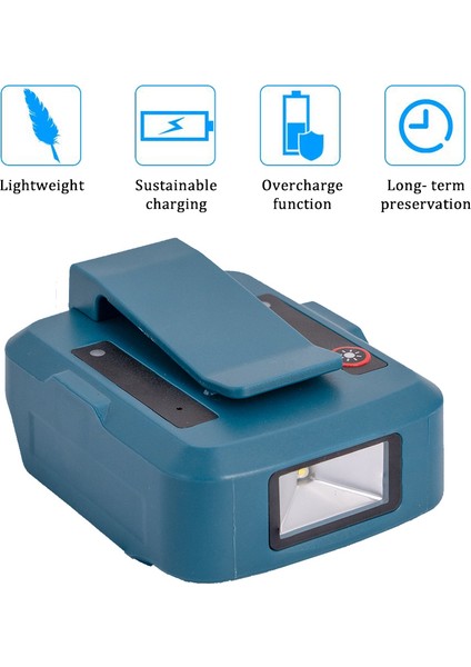 Makita Için LED Işıklı 14V/18V Li-Ion Şarj Adaptörü (Yurt Dışından) fiyatları
