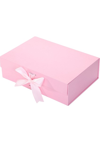 Kapaklı Hediye Kutusu,doğum Günü Hediye Paketleme Için Ilmek Hediye Kutusu (Pembe) (Yurt Dışından)