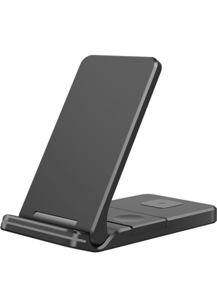 Z6F 15W Telefon ve Kulaklık Katlanır Tutucu Şarj Cihazı Için Şarj Pedi (Yurt Dışından)