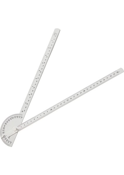 Açı Bulucu Salıncak Kolu Iletki 0-180 Derece Paslanmaz Çelik 250MM (Yurt Dışından)