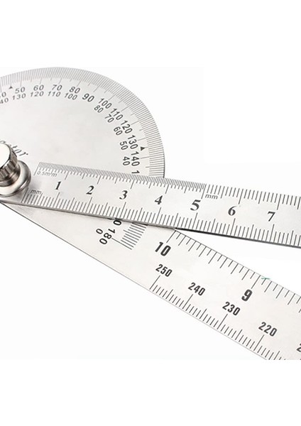 Açı Bulucu Salıncak Kolu Iletki 0-180 Derece Paslanmaz Çelik 250MM (Yurt Dışından) indirimleri