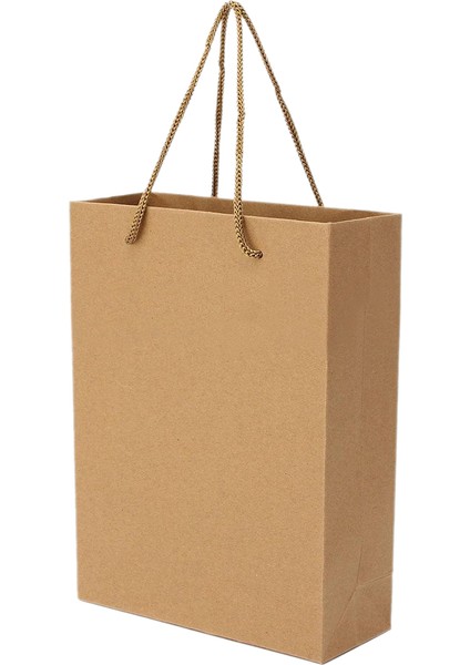 Hediye Doğum Günü Partisi Için Saplı Kağıt Çanta Doğal 23*9.5*34 cm (Yurt Dışından)