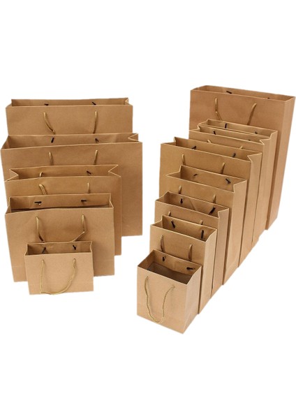 Hediye Doğum Günü Partisi Için Saplı Kağıt Çanta Doğal 23*9.5*34 cm (Yurt Dışından) fırsatları