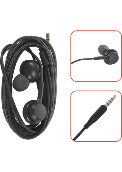 Android Sistemi Için Mikrofonlu 3,5 mm Jack Kulak Içi Kulaklık Süper Net (Yurt Dışından)