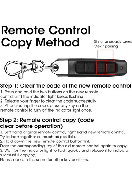 3 Adet 433MHZ Kopya Uzaktan Açıcı, Evrensel Garaj Kapısı Denetleyicisi 4ın1 (Yurt Dışından)