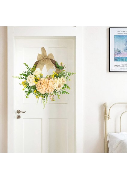 Ön Kapı Düğün Dekorasyonu Için Yapay Ortanca Çelenk (Yurt Dışından) fırsatları