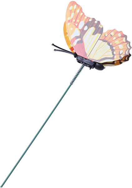 Çok Renkli Bahçe Kelebekleri X10. Dia 7cm; Tek Katmanlı Kelebek (Yurt Dışından)
