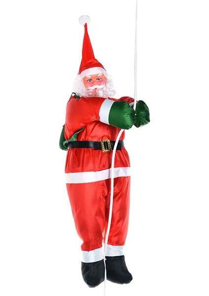 Noel Süslemeleri Tırmanma Halat Merdiven Noel Baba Kolye A (Yurt Dışından)