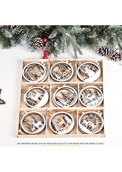 Noel Asılı Ahşap Süsler, Ahşap Küçük Top Ren Geyiği B (Yurt Dışından) fiyatları