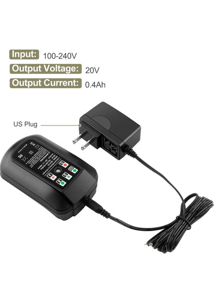 Worx 20V Lityum Için WA3732 Şarj Cihazı WA3578 WA3525(AB Fişi) (Yurt Dışından) fiyatları