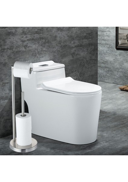 Banyo Için Rezerveli Ayaklı Tuvalet Kağıtlığı Standı -1 (Yurt Dışından)