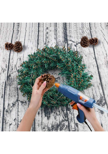 Ön Kapı Dekoru Için Ladinli Yapay Noel Çelengi (Yurt Dışından)