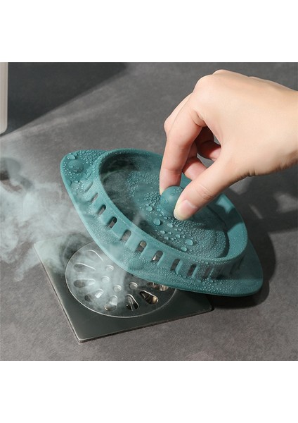 Ev Lavabo Silika Jel Filtre Banyo Yer Sifonu Kapağı Açık Yeşil (Yurt Dışından) indirimleri