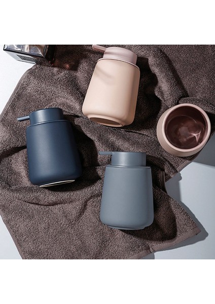 Banyo Seramik Şişe Banyo Ağız Bardağı Mavi (Yurt Dışından) fırsatları