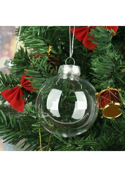 20 Pcs Dıy Noel Topları, Noel Ağaçları Için Metal Kapaklı 8cm (Yurt Dışından) indirimleri