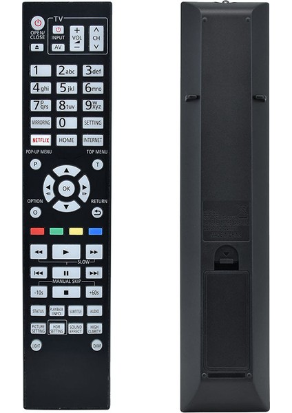 Panasonic DMP-UB700 DMP-UB704 N2QAYA000172 Için Tv Uzaktan Kumandası (Yurt Dışından) fiyatları