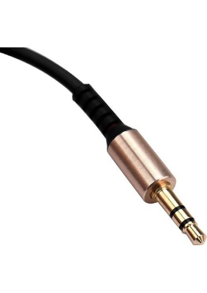 3,5 mm Jack Erkek - Erkek Kulaklık Aux Ses Uzatma Kablosu (Siyah) (Yurt Dışından)