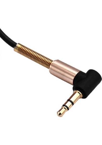 3,5 mm Jack Erkek - Erkek Kulaklık Aux Ses Uzatma Kablosu (Siyah) (Yurt Dışından)
