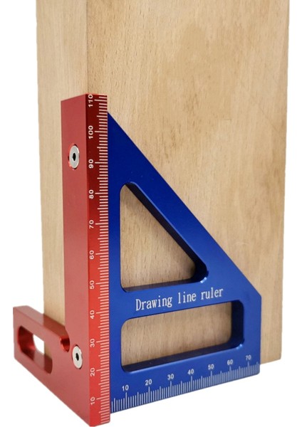 Ağaç Işleme Kare Iletki Alüminyum Alaşımlı, Kırmızı L (Yurt Dışından) fırsatları