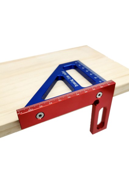 Ağaç Işleme Kare Iletki Alüminyum Alaşımlı, Kırmızı L (Yurt Dışından) indirimleri