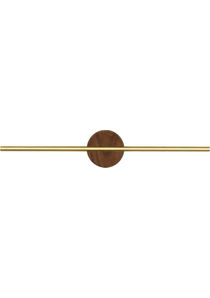 Retro Minimalist Ceviz Ahşap Pirinç Askı Çıkarılabilir Havluluk D (Yurt Dışından)