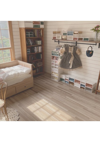 1:6 Evcilik Mini Mobilya Büyük Çekmece Saklama Kutusu Kombinasyonu, 6 (Yurt Dışından)