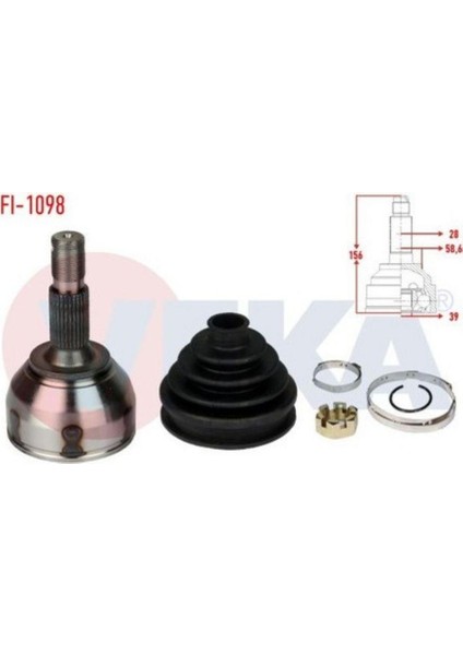 Aks Kafası C5 Jumpy 508 Expert (FI1098)