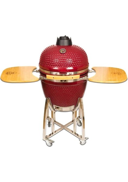 Kamado 21'' 55 cm Standlı Taşınabilir Seramik Barbekü Mangal