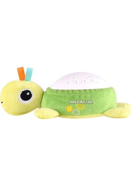 Bebek Yatıştırıcı Projeksiyon Gece Lambası Müzik Bebek Uyku Yıldızlı Gökyüzü Projektörü Çocuk Peluş Bebek Bebek (Yurt Dışından)