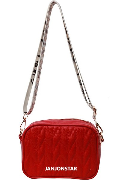 Kadınlar Için Çantalar Yeni 2024 Moda Pu Deri Omuz Çantası Küçük Çanta Geniş Bant Crossbody Çanta Kadın Çok Yönlü Küçük Kare Çanta (Yurt Dışından)