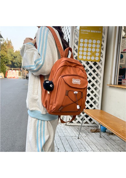 Sırt Çantası Yeni Ins Trend Serin Büyük Kapasiteli Öğrenci Çantası Taşınabilir Hafif Ortaokul Sırt Çantası (Yurt Dışından) fiyatları